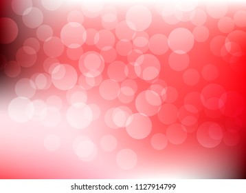 abstract soft red colorful bokeh background. beautiful vector