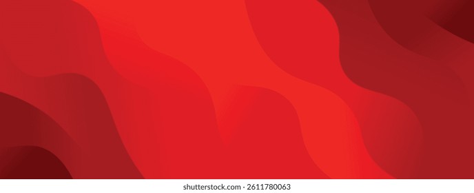 Abstract soft red waves background	