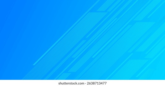 Abstract soft sky blue gradient background - geometric diagonal line effect. Dynamic shapes composition. Suit for curve, banner, company, business, poster, banner, studio. Futuristic concept.
