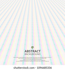 Abstract of soft sweet stripe line pattern perspective background, Illustration vector eps10
