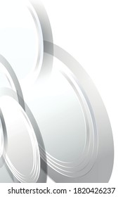 Resumen El diseño de fondo de forma de círculo transparente y suave.