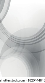 Abstract soft transparent circle shapes background design.