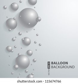 abstract soft vector background design. vector Spheres.