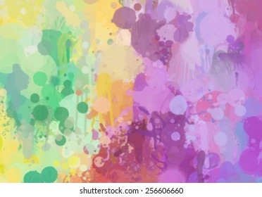 Abstract soft violet brush strokes background. Vector version