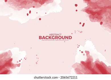 Abstrakter Hintergrund für weiches Wasser. Handgemalte Wasserhymne und Wolken. Vektorgrafik
