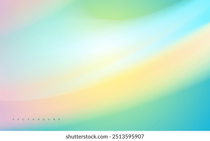 abstract soft wave pastel color background