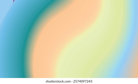 Abstract soft wave pastel color background