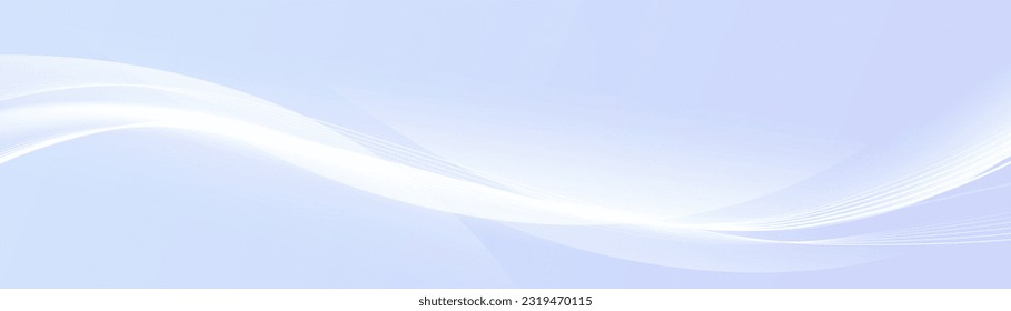 Resumen fondo ondulado blanco suave y azul dinámico. Concepto futurista de alta tecnología. Ilustración del vector