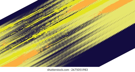 Abstractas fondo de combinación de amarillo suave y naranja. semitono en degradado de estilo azul oscuro.
