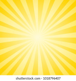 Abstract soft Yellow rays background. Vector EPS 10, cmyk