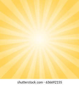 Abstract soft Yellow rays background. Vector EPS 10 cmyk.