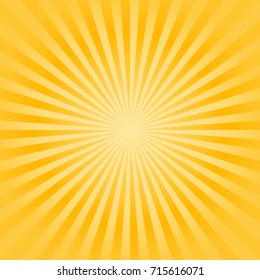 Abstract soft Yellow rays background. Vector EPS 10, cmyk