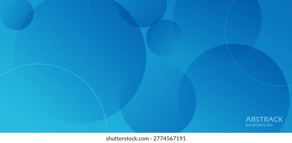 Abstract softcolor circles gradient background template wallpaper, soft blue tones with large circular forms, minimal flat vector design