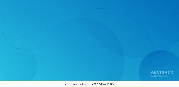 Abstract softcolor circles gradient background template wallpaper, transparent circular bubbles on blue gradient, soft blur effect, modern abstract style