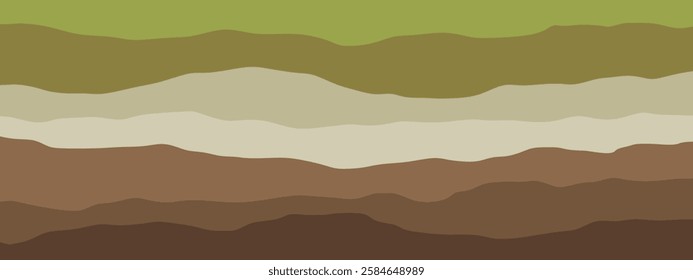 Abstract soil and rock layers