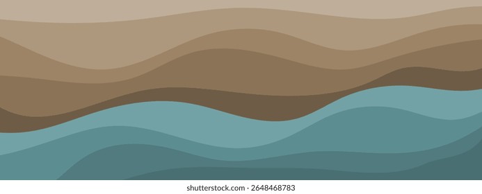 Suelo Abstractas y capas de roca. Estratos sedimentarios. Sección transversal del suelo