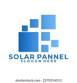 Abstract Solar Energy logo designs vector, Solar Panel logo icon