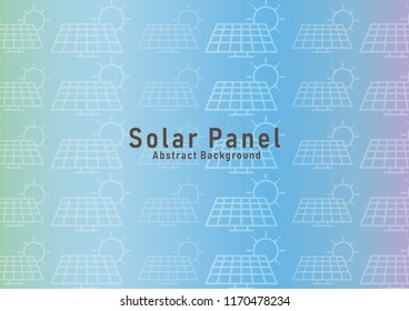 abstract solar panel  background,vector illustration