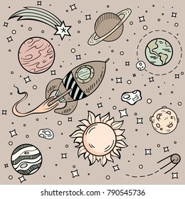 Abstract solar system