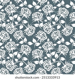 abstrakte massive Blumen Anordnung, alle über Vektordesign mit einem festen Hintergrund für Textildruckerei
