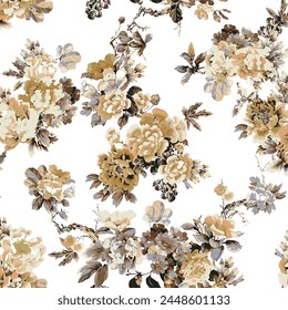 Abstract a solid flowers arrangement with medium color,all over vector design with solid background
Illustration digital iamge fot textile printing factory
