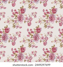 Abstract a solid flowers arrangement with medium color,all over vector design with solid background
Illustration digital iamge fot textile printing factory
