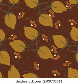 abstract a solid multicolor small and big flower mixed vector pattern arrangement with medium color, all over vector design with white background illustration digital
