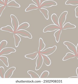 abstract a solid multicolor small and big flower mixed vector pattern arrangement with medium color, all over vector design with white background illustration digital