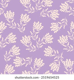 abstract a solid multicolor small and big flower mixed vector pattern arrangement with medium color, all over vector design with white background illustration digital