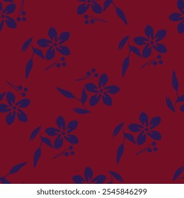 abstract a solid multicolor small and big flower mixed vector pattern arrangement with medium color, all over vector design with white background illustration digital