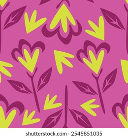 abstrakte eine solide mehrfarbige kleine und große Blume gemischte Vektormusteranordnung mit mittlerer Farbe, alle über Vektordesign mit weißer Hintergrundgrafik digital