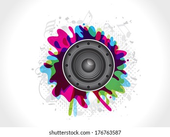 abstract sound explode vector illustration