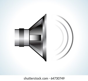 abstract sound icon vector illustration