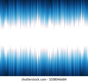 Abstract Sound Or Light Wave Oscillating/
Illustration of an abstract technology background, with blue light or sound wave oscillation like for a speech synthetizer, with shiny and bright rays effect