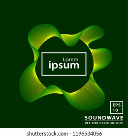 Abstract sound wave background