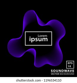 Abstract sound wave background