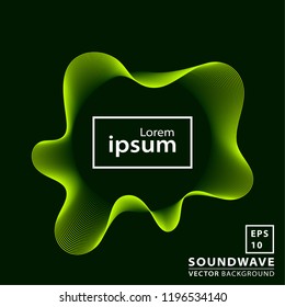 Abstract sound wave background