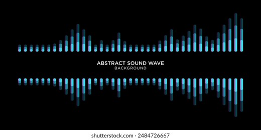 Abstract sound wave equalizer stripe lines background. Modern purple blue gradient flowing wave lines. Vector illustration in concept music, sound, technology.	
