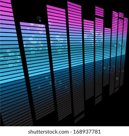abstract sound wave pattern background