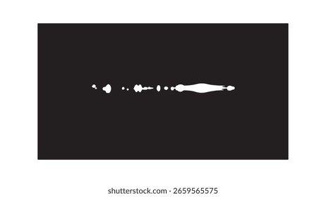 Abstract sound wave pattern on black background