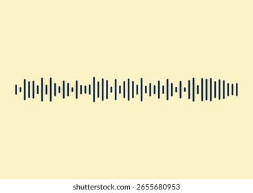 design de vetor de fundo de espectro de ondas sonoras abstratas