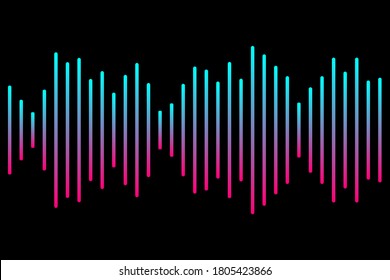 Abstract Sound Wave Stripe Lines Colourful Stock Vector (Royalty Free)  1805423866 | Shutterstock