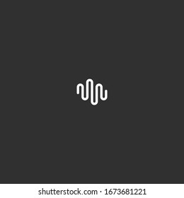 abstract sound wave vector illustration