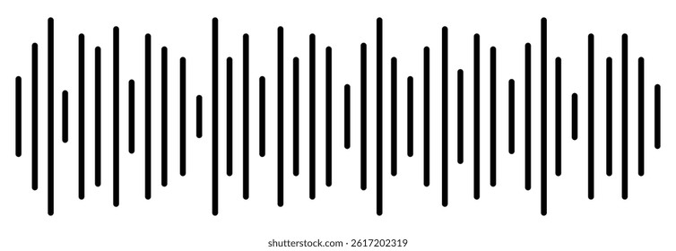 Abstract Soundwave, Audio Visualization Set, Music, Radio, and Digital Voice Icons.