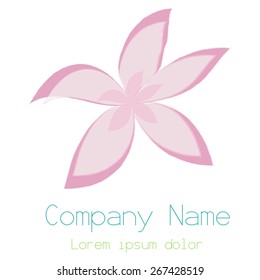 Abstract spa icon on a white background. Vector illustration