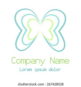 Abstract spa icon on a white background. Vector illustration