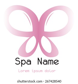 Abstract spa icon on a white background. Vector illustration