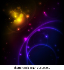 Abstract Space background for design, EPS10 Vector background