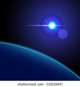 Abstract Space background for design.Vector eps10