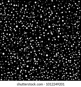Abstract space background.  Dotted seamless pattern.